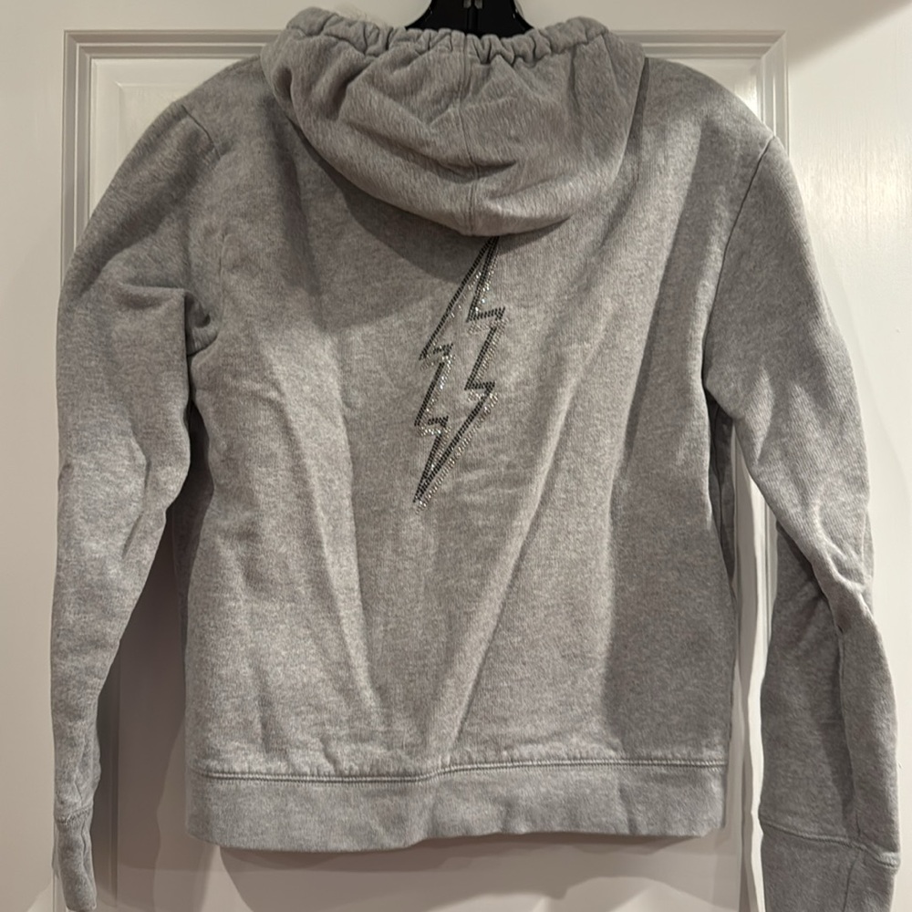 Zadig & Voltaire gray zip up